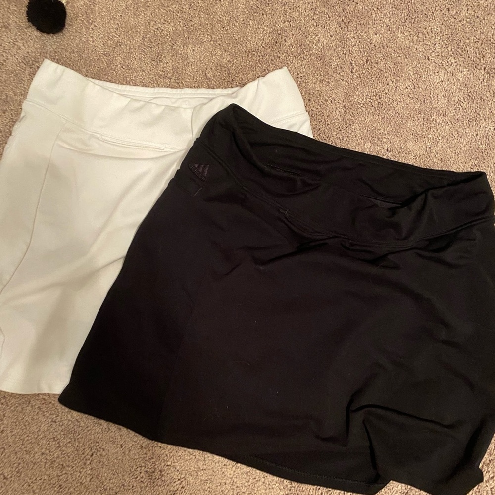 Bundle of two adidas golf skirts